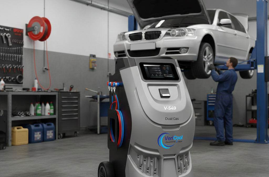 VeriCool’s New Dual Gas AC Service Machine (R134a and R1234yf)